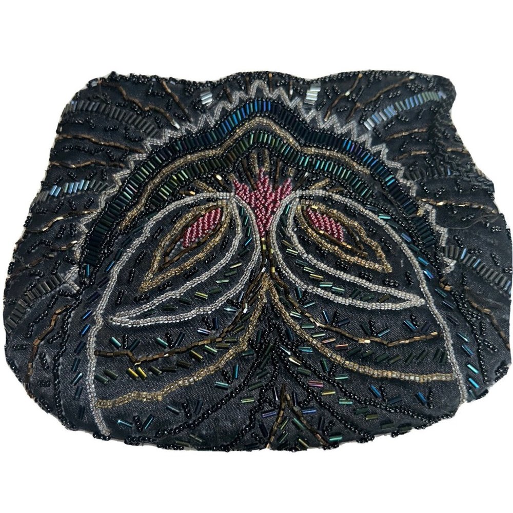 Collection of 7 Small Beaded Purses Fancy Formal Cocktail Wedding Prom - Picture 3 of 15